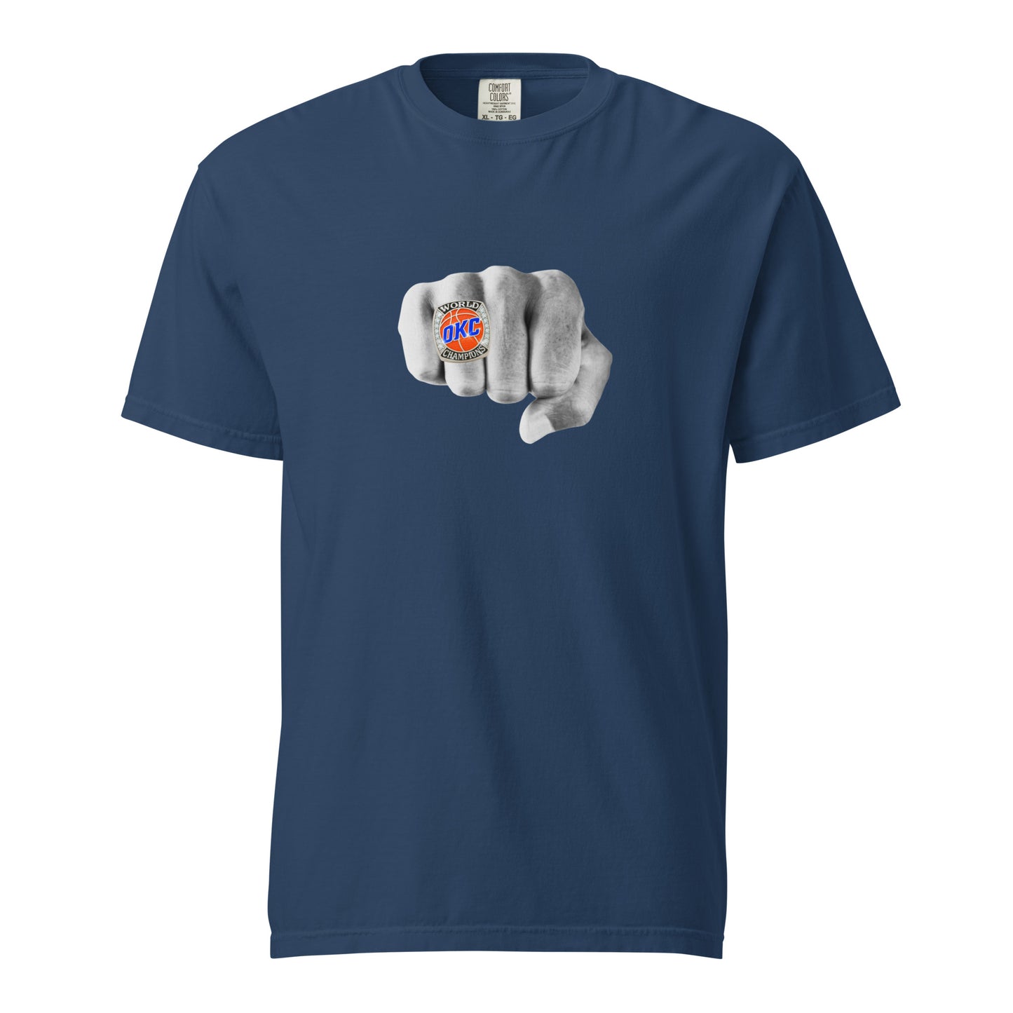 Comfort Colors OKC Thunder 2025 NBA Champions t-shirt