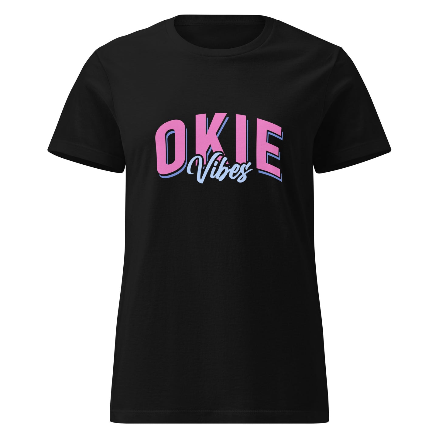 Celebrate being from Oklahoma with the Okie Vibes tee. This women’s semi‑fitted shirt features soft, lightweight Comfort Colors fabric and side‑seamed styling for a flattering look. A subtle nod to “Okie” heritage, reimagined for today’s native pride.