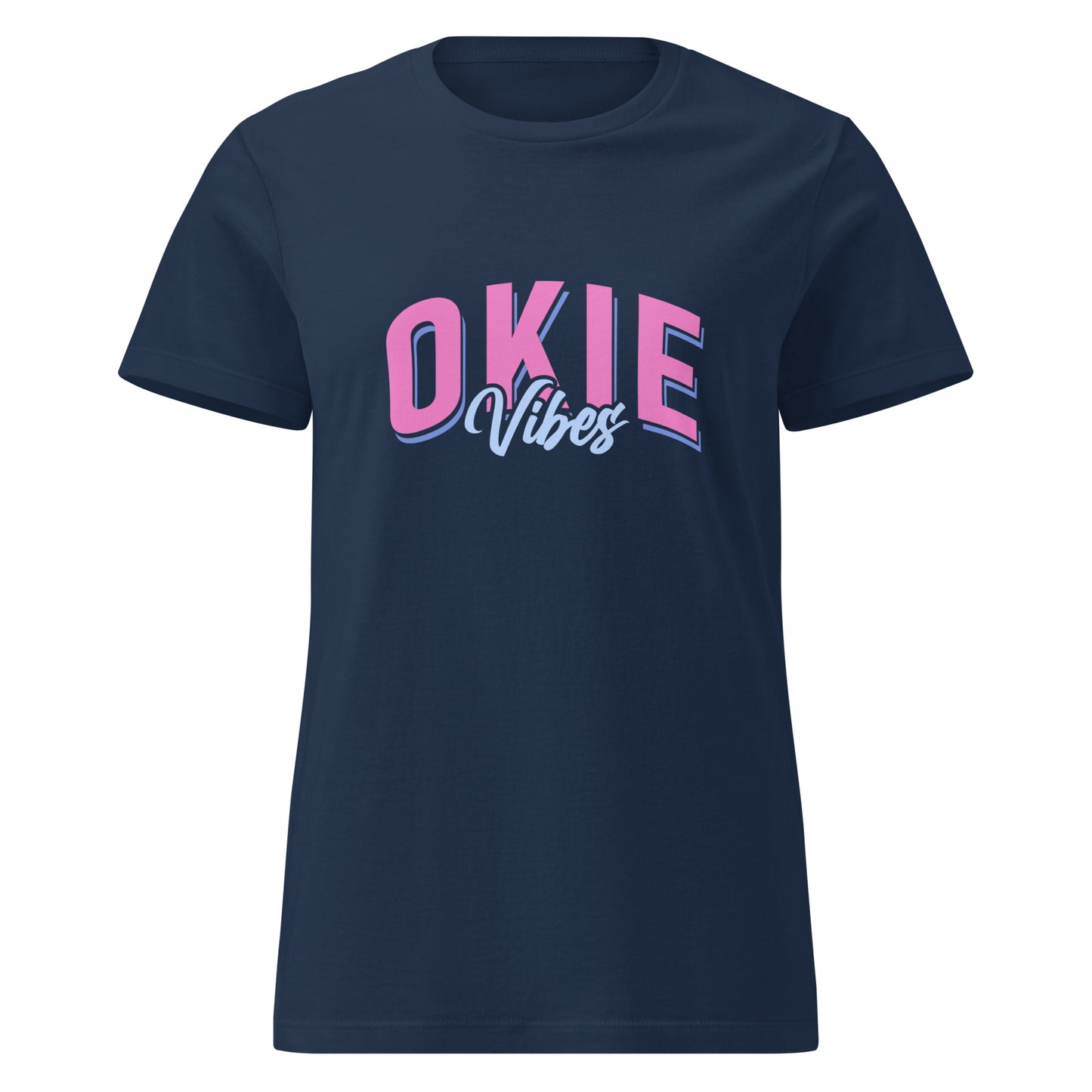 Celebrate being from Oklahoma with the Okie Vibes tee. This women’s semi‑fitted shirt features soft, lightweight Comfort Colors fabric and side‑seamed styling for a flattering look. A subtle nod to “Okie” heritage, reimagined for today’s native pride.