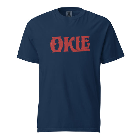 Reclaim “Okie” with this heritage tee. Inspired by Oklahoma’s Dust Bowl migrants and Merle Haggard’s “Okie from Muskogee,” the Comfort Colors garment‑dyed heavyweight tee is 100% ring‑spun cotton. Soft, durable, and printed in the USA—wear your roots.